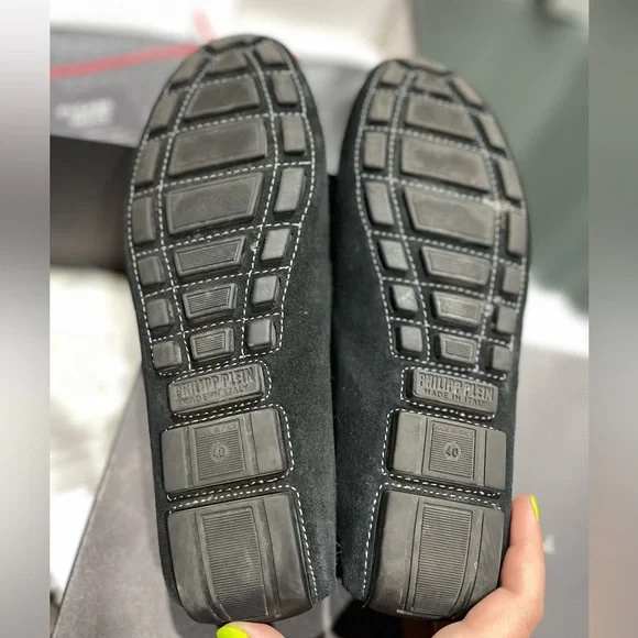 Philipp Plein men’s suede moccasin shoes - Picture 5 of 5